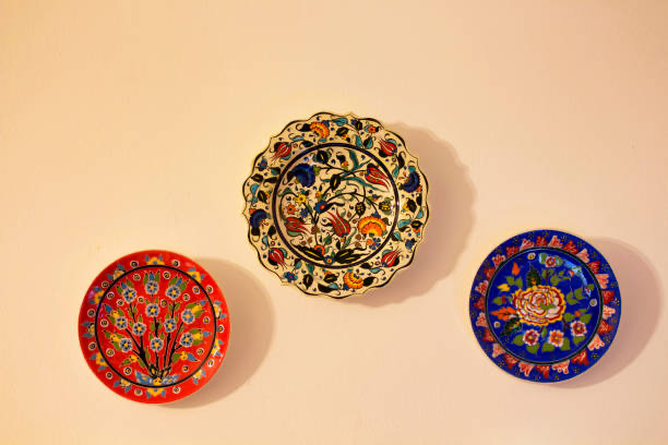 decorative plates on the wall
