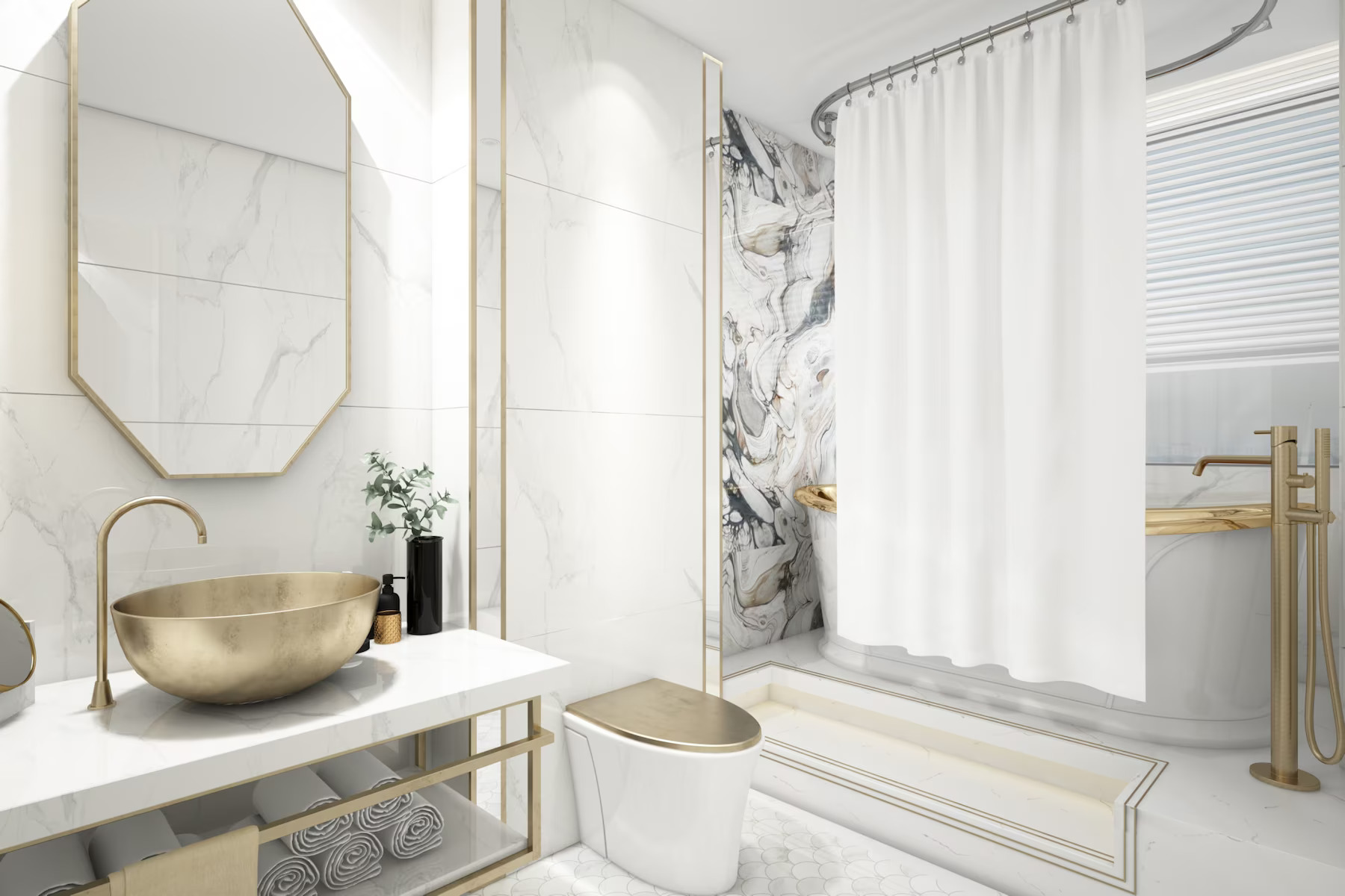 6 Beautiful Bathroom Tiles Designs for 2023 - Homes4India Pvt. Ltd.