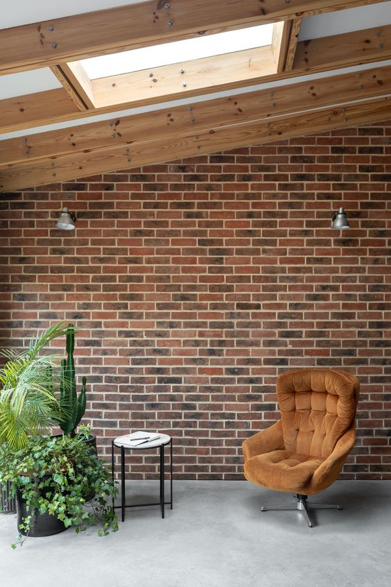  feature exposed brick wall