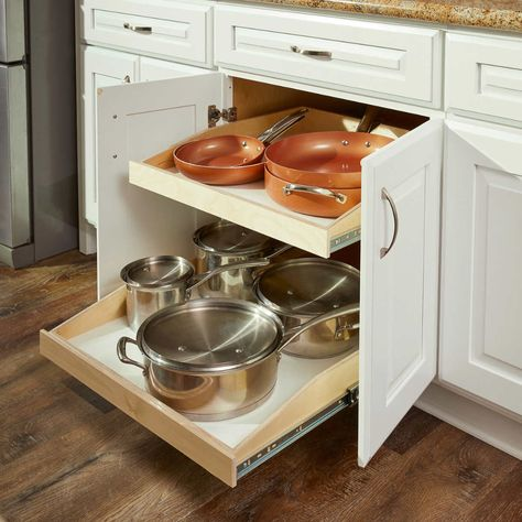 Kitchen Trolley with Pull-Out Drawers 