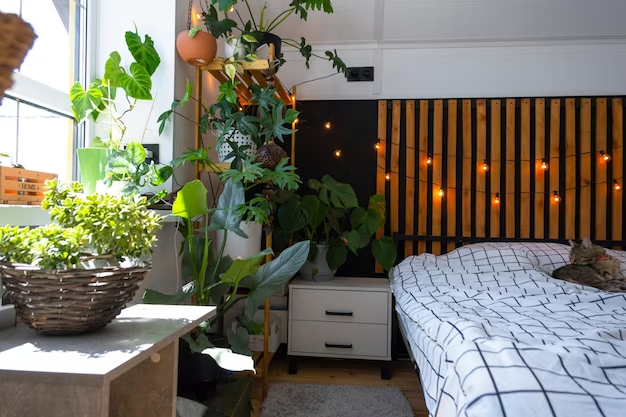 Vertical Gardens on bedroom walls