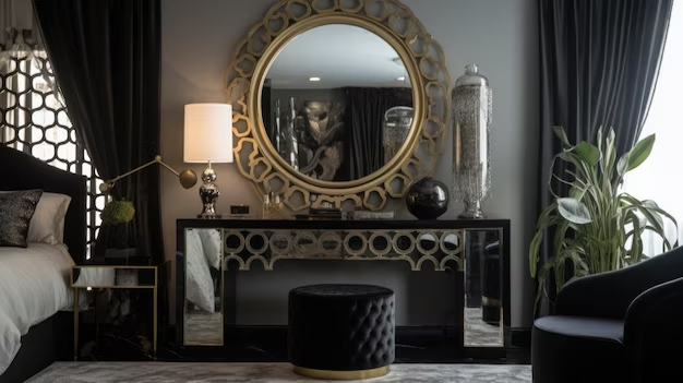 Antique Mirror Designs in bedroom