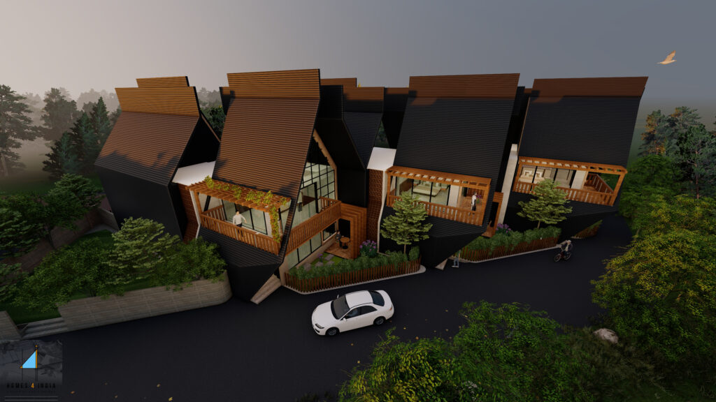 3D render of the resort