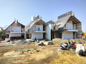 site undergoing construction work